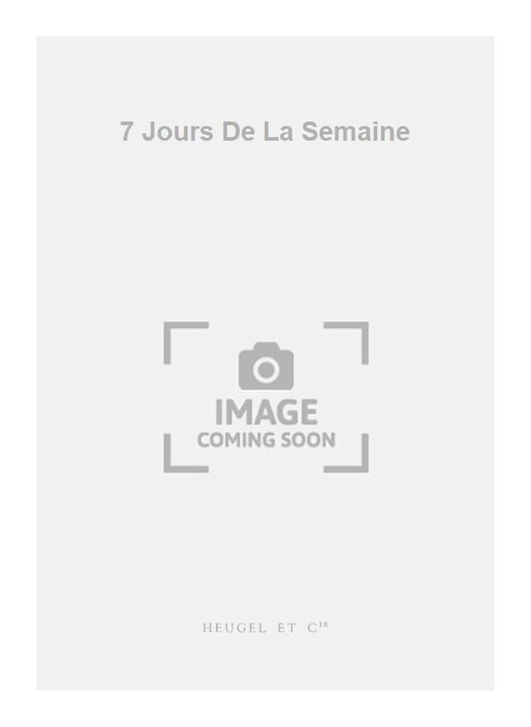 7 Jours De La Semaine